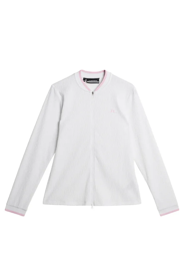 Golf|Base & Mid Layers<J.Lindeberg Susanna Mid Layer White
