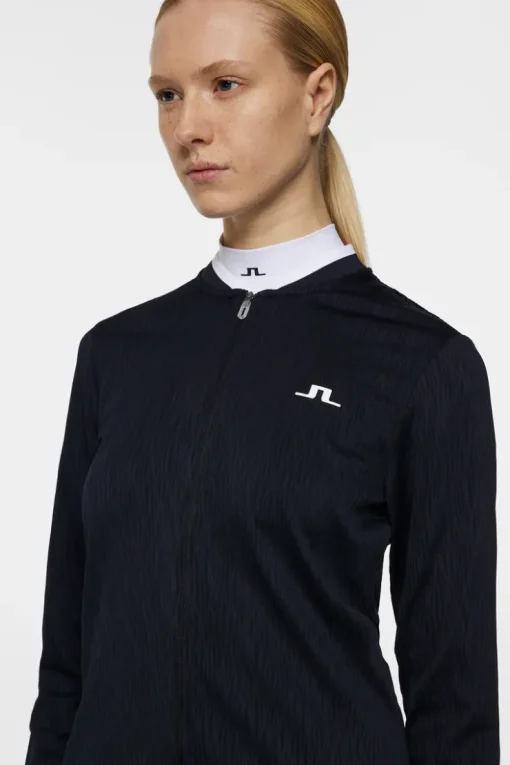 Golf|Base & Mid Layers<J.Lindeberg Susanna Mid Layer JLNavy
