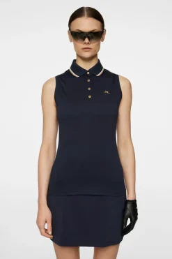 Golf|Tanks<J.Lindeberg Swing Sleeveless Top JLNavy