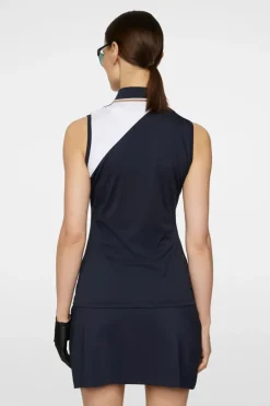 Golf|Tanks<J.Lindeberg Swing Sleeveless Top JLNavy