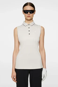 Golf|Tanks<J.Lindeberg Swing Sleeveless Top Moonbeam