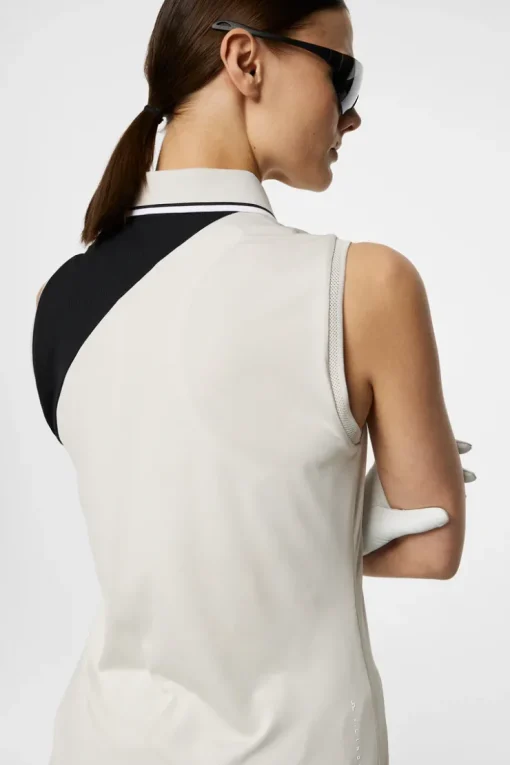 Golf|Tanks<J.Lindeberg Swing Sleeveless Top Moonbeam