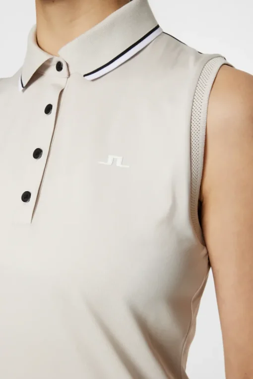 Golf|Tanks<J.Lindeberg Swing Sleeveless Top Moonbeam