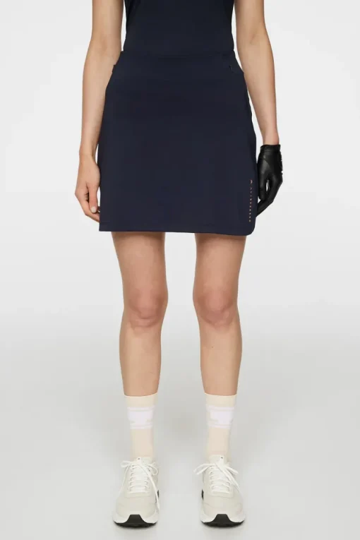 Golf|Skirts<J.Lindeberg Swinga Mid Skirt JLNavy
