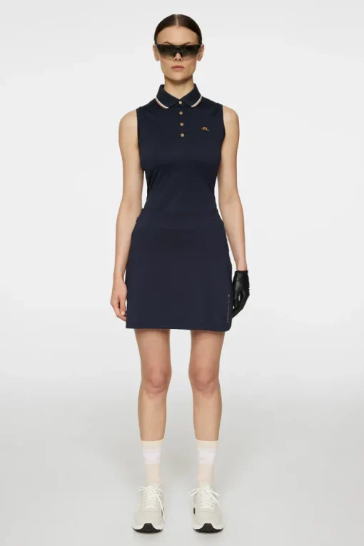 Golf|Skirts<J.Lindeberg Swinga Mid Skirt JLNavy