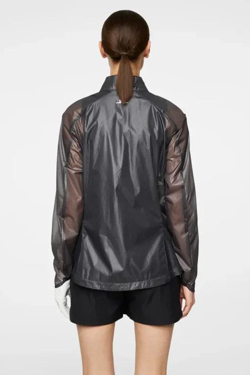 Golf|Outerwear<J.Lindeberg Thea Wind Jacket Black