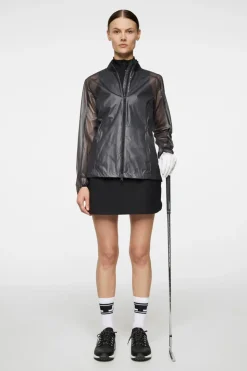 Golf|Outerwear<J.Lindeberg Thea Wind Jacket Black