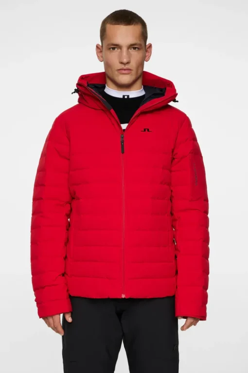 Ski|Outerwear<J.Lindeberg Thermic Down Jacket BarbadosCherry