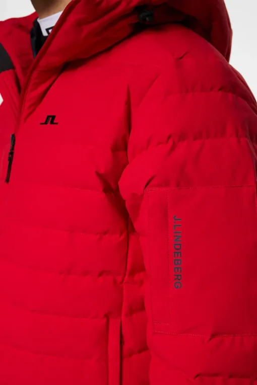 Ski|Outerwear<J.Lindeberg Thermic Down Jacket BarbadosCherry