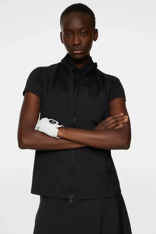 Golf|Vests<J.Lindeberg Thorine Vest Black