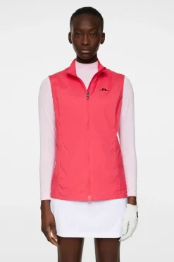 Golf|Vests<J.Lindeberg Thorine Vest Azalea