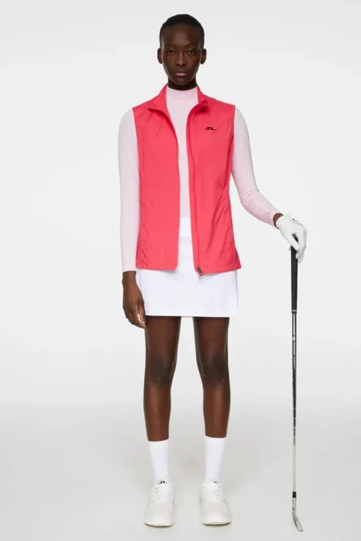 Golf|Vests<J.Lindeberg Thorine Vest Azalea