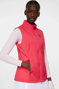 Golf|Vests<J.Lindeberg Thorine Vest Azalea