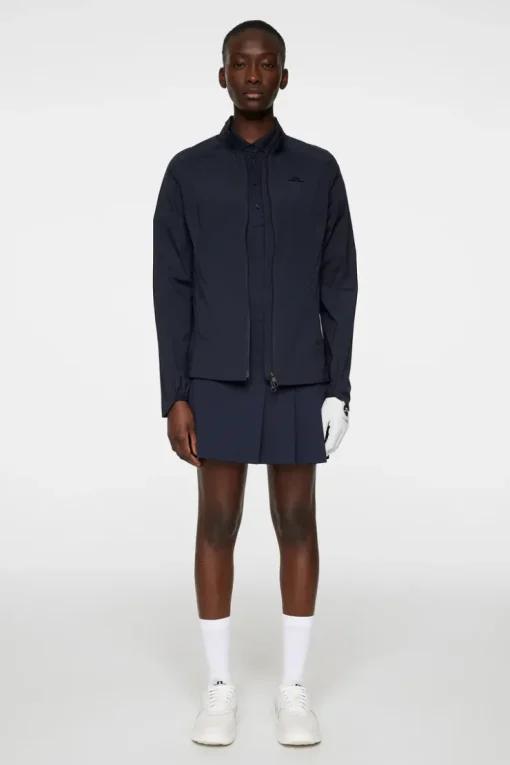 Golf|Jackets<J.Lindeberg Thorine Wind Jacket JLNavy