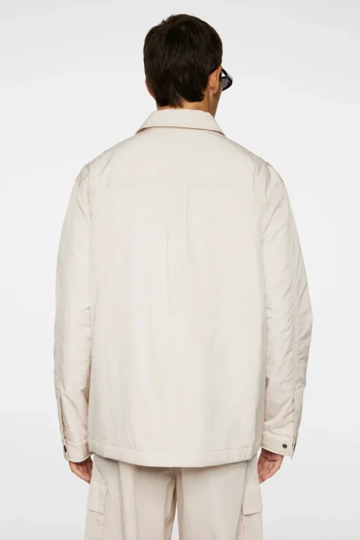 Jackets|Outerwear<J.Lindeberg Tibor Tech Overshirt Moonbeam