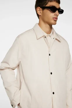 Jackets|Outerwear<J.Lindeberg Tibor Tech Overshirt Moonbeam