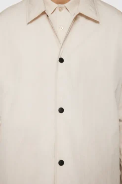 Jackets|Outerwear<J.Lindeberg Tibor Tech Overshirt Moonbeam