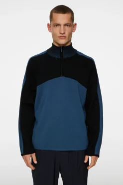 Knitwear|Tops<J.Lindeberg Tim Tech Knit Quarter Zip KeyLargo