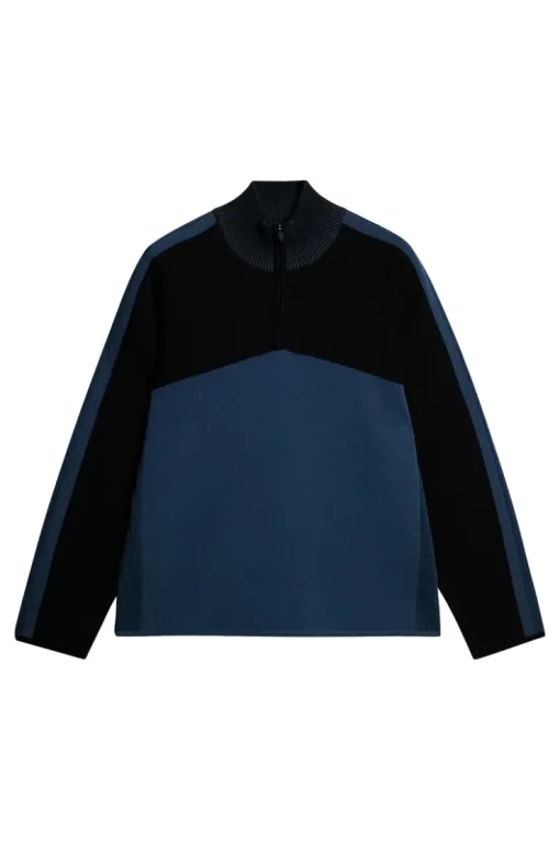 Knitwear|Tops<J.Lindeberg Tim Tech Knit Quarter Zip KeyLargo