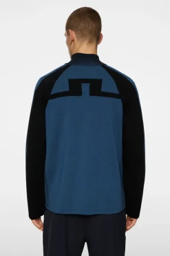 Knitwear|Tops<J.Lindeberg Tim Tech Knit Quarter Zip KeyLargo