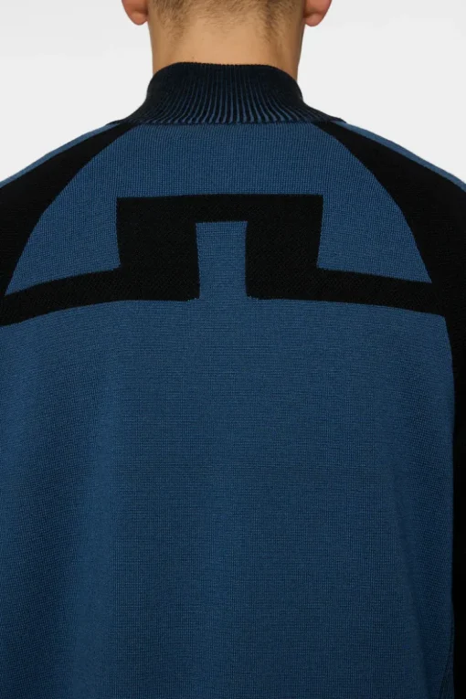 Knitwear|Tops<J.Lindeberg Tim Tech Knit Quarter Zip KeyLargo