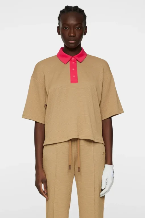 Golf|Tops<J.Lindeberg Tina Top TigersEye