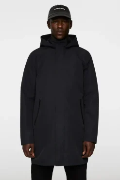 Jackets|Outerwear<J.Lindeberg Tobias 2L Midlength Jacket Black