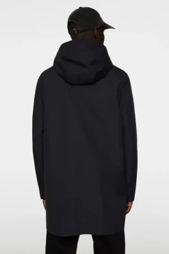 Jackets|Outerwear<J.Lindeberg Tobias 2L Midlength Jacket Black