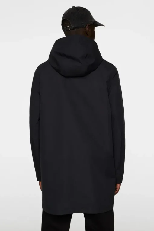 Jackets|Outerwear<J.Lindeberg Tobias 2L Midlength Jacket Black