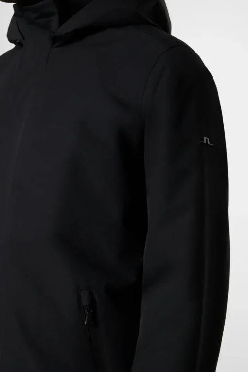 Jackets|Outerwear<J.Lindeberg Tobias 2L Midlength Jacket Black