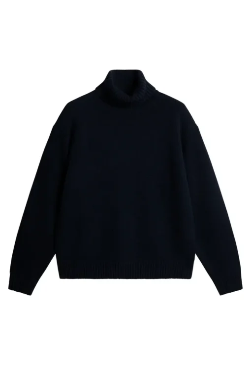 Après Ski<J.Lindeberg Todd Heavy Knit Turtleneck JLNavy