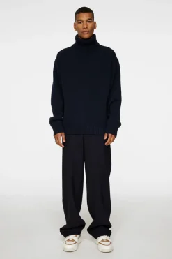 Après Ski<J.Lindeberg Todd Heavy Knit Turtleneck JLNavy