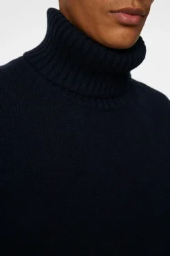 Après Ski<J.Lindeberg Todd Heavy Knit Turtleneck JLNavy