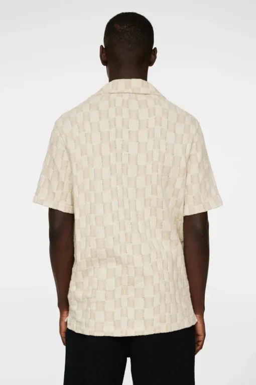 Polo Shirts|Tops<J.Lindeberg Torpa Resort Jersey Shirt BridgeStackMoonbeam