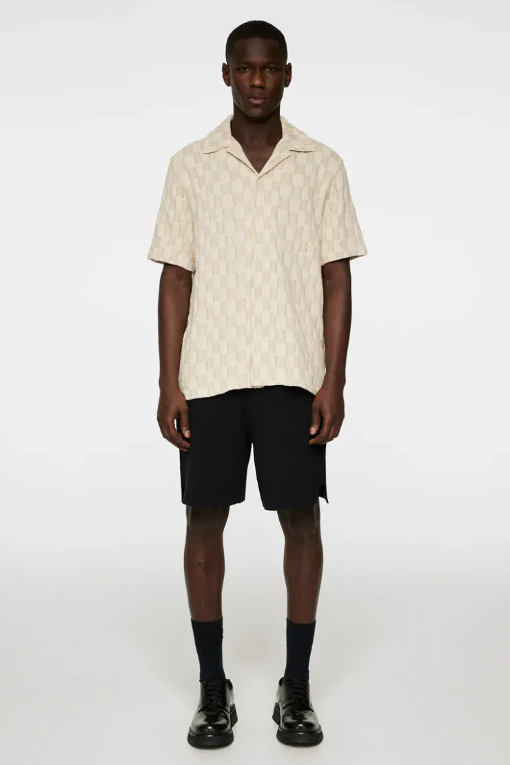 Polo Shirts|Tops<J.Lindeberg Torpa Resort Jersey Shirt BridgeStackMoonbeam