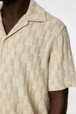 Polo Shirts|Tops<J.Lindeberg Torpa Resort Jersey Shirt BridgeStackMoonbeam