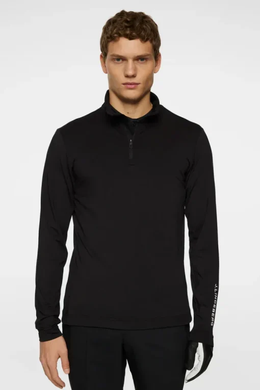 Golf|Base & Mid Layers<J.Lindeberg Tour Tech Mid Layer Black