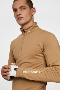 Golf|Base & Mid Layers<J.Lindeberg Tour Tech Mid Layer TigersEye