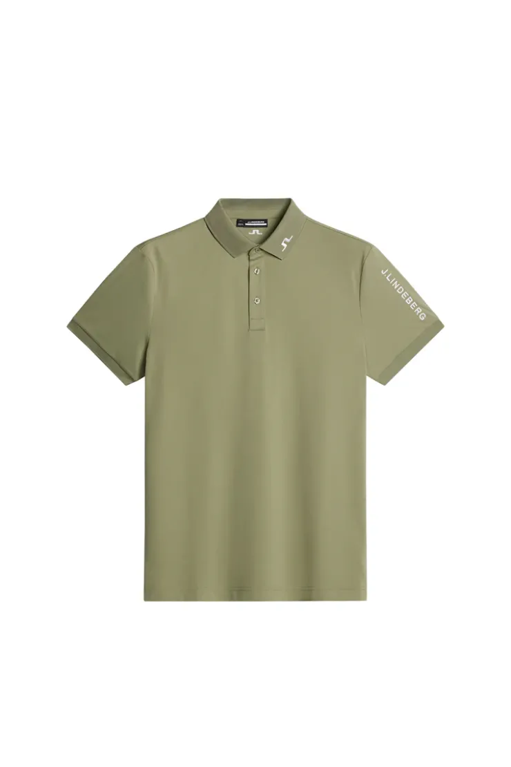 Golf|Polo Shirts<J.Lindeberg Tour Tech Polo OilGreen