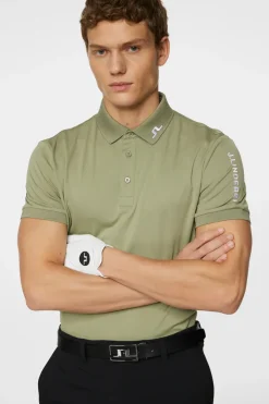 Golf|Polo Shirts<J.Lindeberg Tour Tech Polo OilGreen