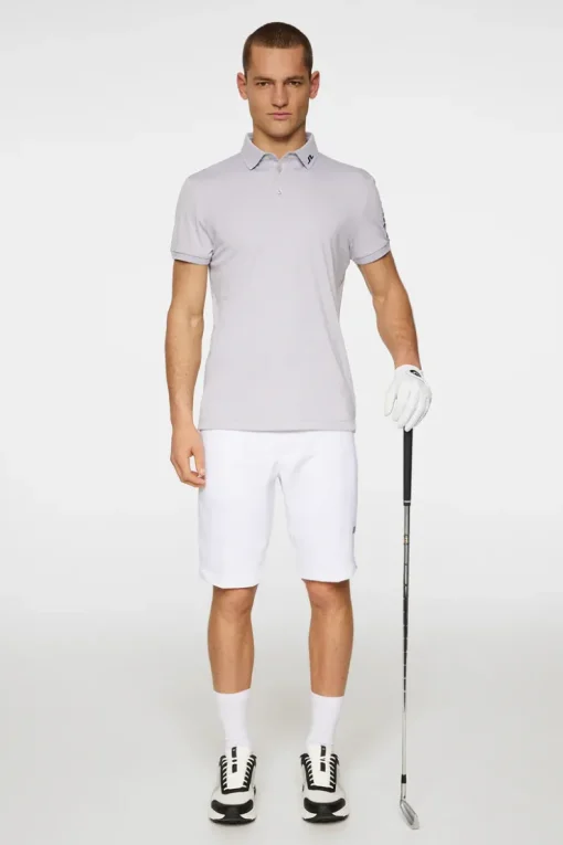 Golf|Polo Shirts<J.Lindeberg Tour Tech Polo LightGreyMelange