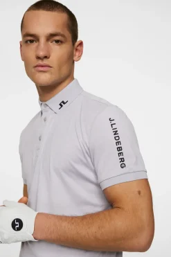 Golf|Polo Shirts<J.Lindeberg Tour Tech Polo LightGreyMelange