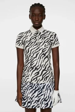 Golf|Tops<J.Lindeberg Tour Tech Print Polo TourTigerMoonbeamM