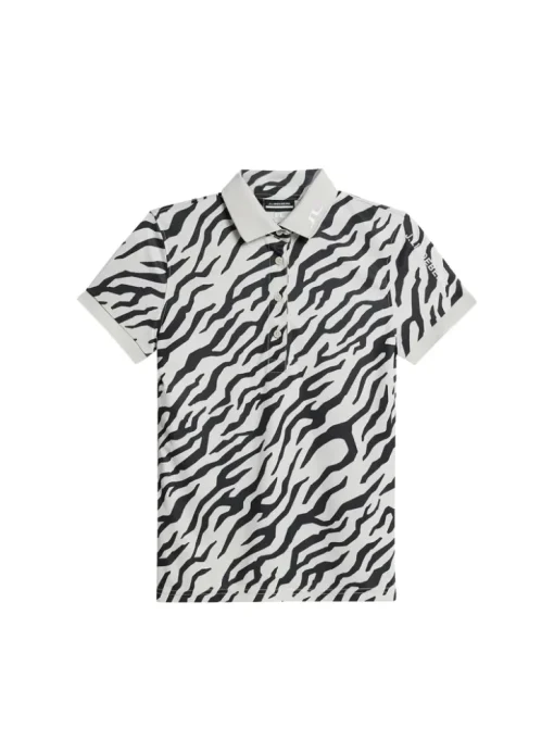 Golf|Tops<J.Lindeberg Tour Tech Print Polo TourTigerMoonbeamM