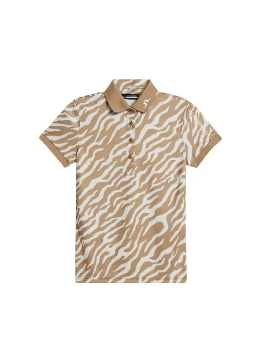 Golf|Tops<J.Lindeberg Tour Tech Print Polo TourTigerTigersEyeM
