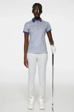 Golf|Tops<J.Lindeberg Tour Tech Print Polo TourGeoMoonbeamS