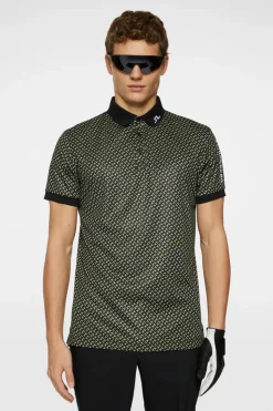 Golf|Polo Shirts<J.Lindeberg Tour Tech Print Polo TourGeoOliveS