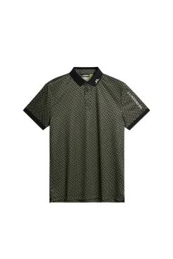 Golf|Polo Shirts<J.Lindeberg Tour Tech Print Polo TourGeoOliveS
