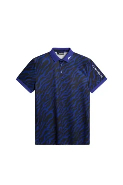 Golf|Polo Shirts<J.Lindeberg Tour Tech Print Polo TourTigerClematisM