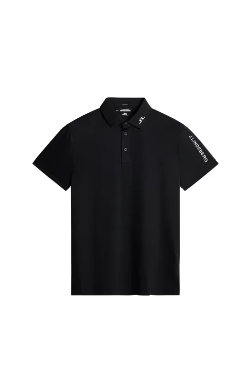 Golf|Polo Shirts<J.Lindeberg Tour Tech Reg Fit Golf Polo Black
